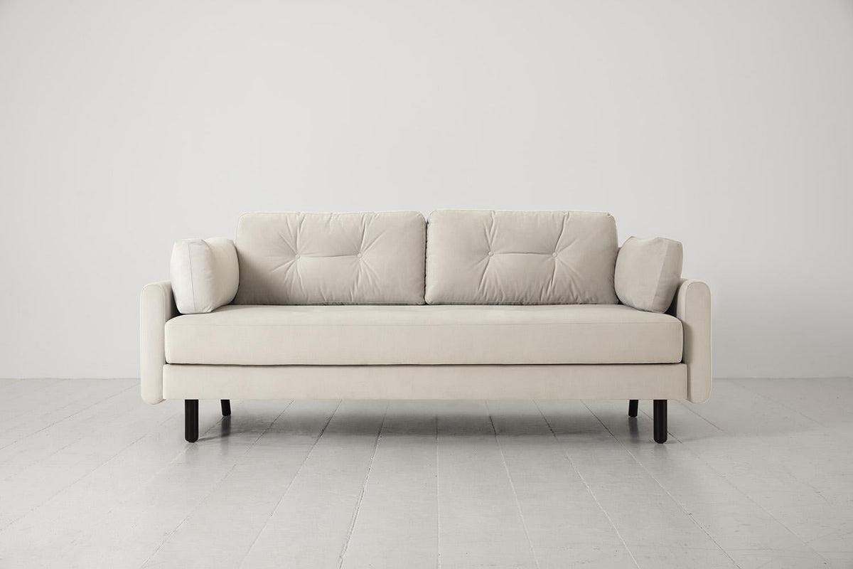 Model 04 Sofa Bed 3 Seater, Bone
