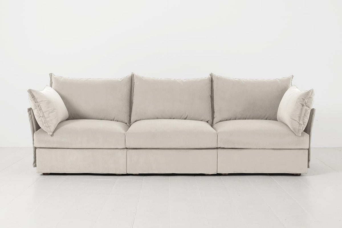 Model 06 3-Seater Sofa, Bone