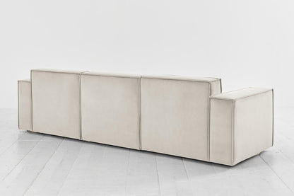 Model 03 3-Seater Left Chaise Sofa, Bone