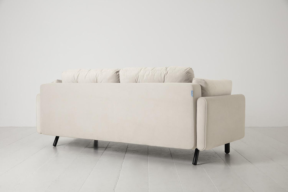 Model 04 Sofa Bed 3 Seater, Bone