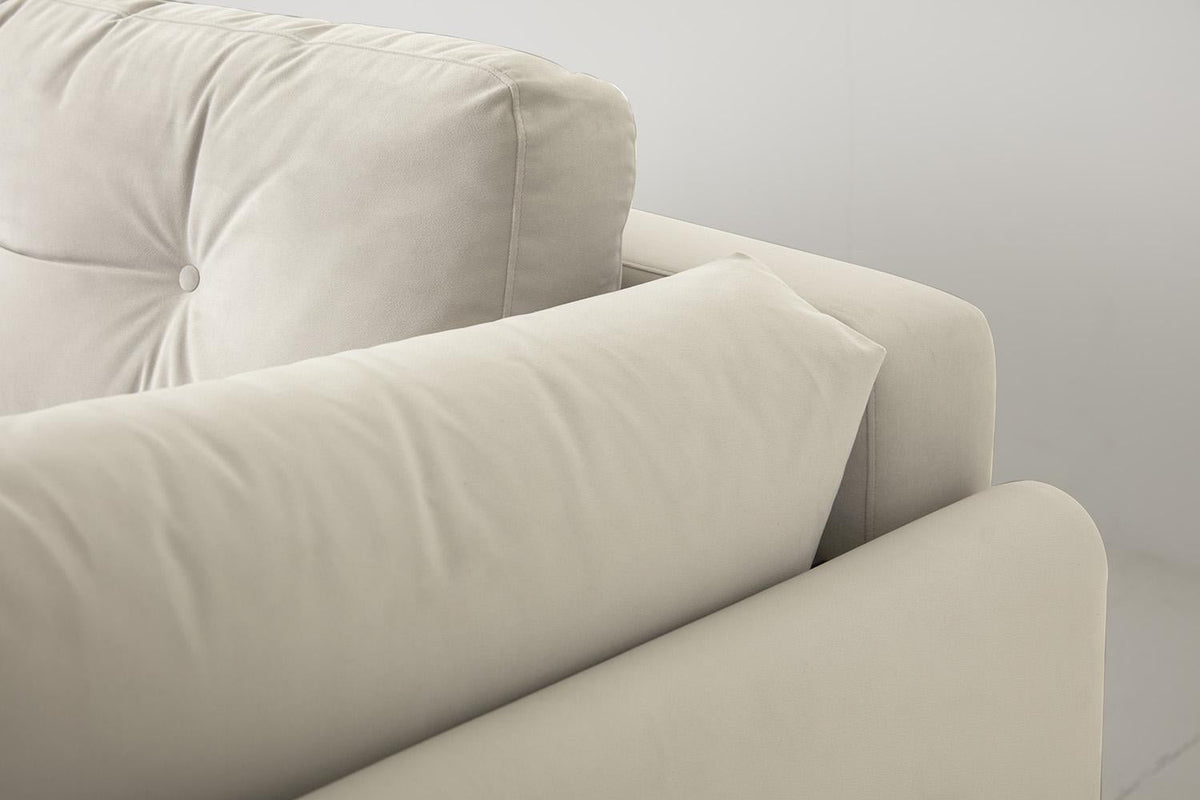 Model 04 Sofa Bed 3 Seater, Oak / Bone