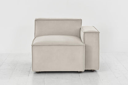 Model 03 Right Arm Sofa Module, Bone