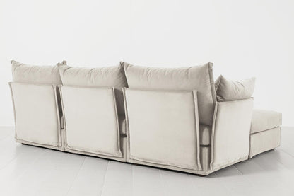 Model 06 3-Seater Left Chaise Sofa, Bone