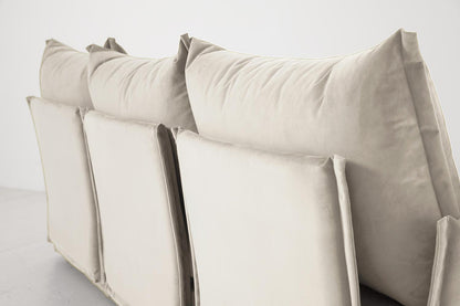 Model 06 3-Seater Left Chaise Sofa, Bone