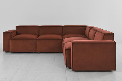 Model 03 Corner Sofa, Brick