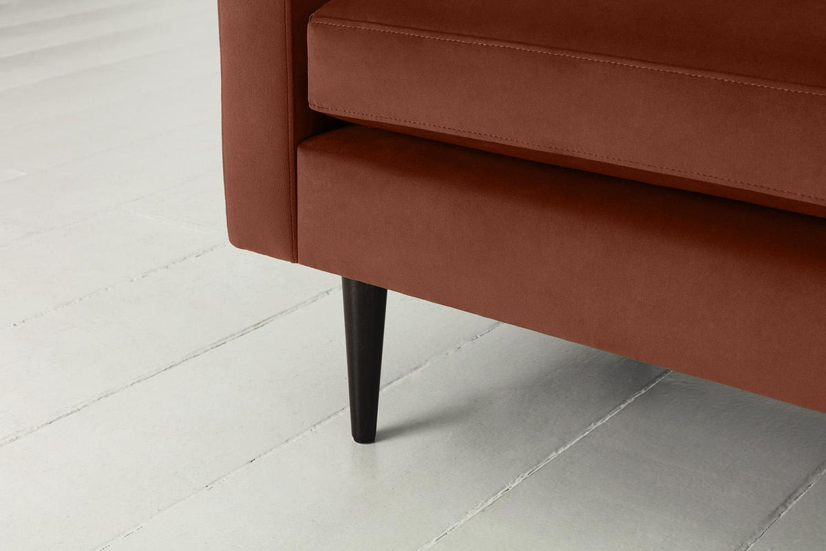 Model 01 2-Seater Sofa Left Chaise Sofa, Brick