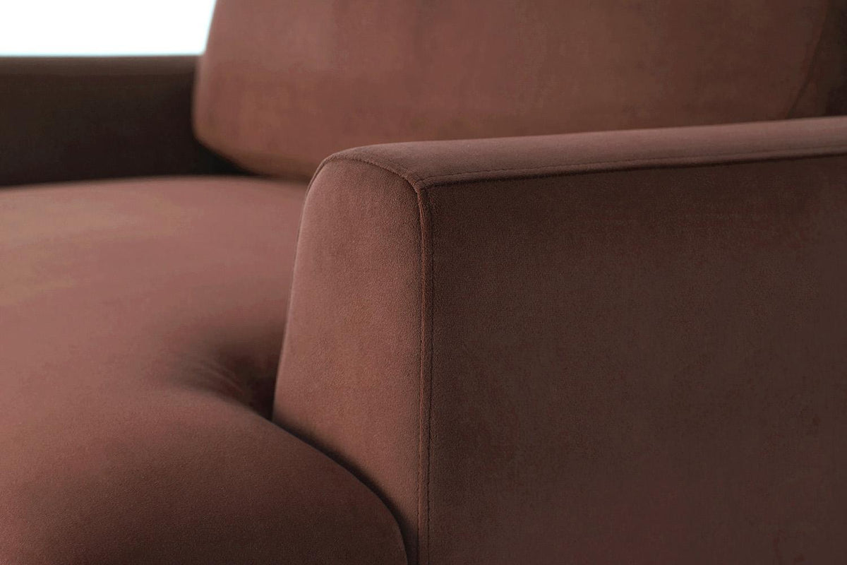 Model 05 Loveseat, Oak / Brick