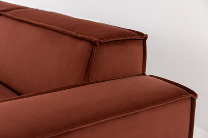 Model 03 3-Seater Sofa, Brick