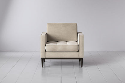 Model 02 Armchair, Chalk