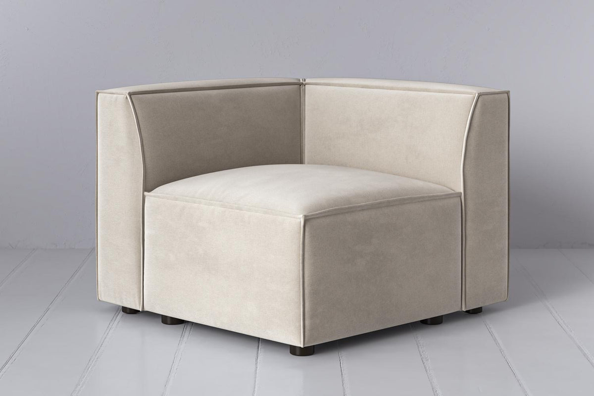 Model 03 Corner Sofa Module, Chalk