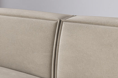 Model 03 3-Seater Right Chaise Sofa, Chalk