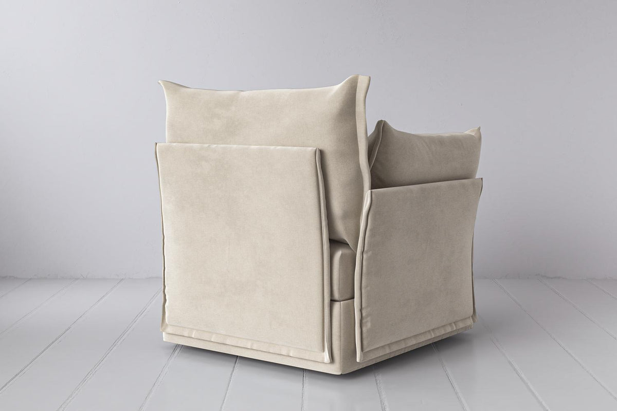 Model 06 Left Arm Module Sofa, Chalk