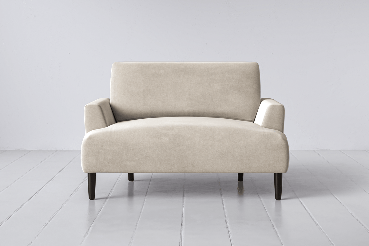 Chalk Image 1 - Model 05 Love Seat in Chalk Front View