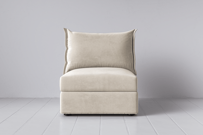 Chalk Image 1 - Model 06 Middle Seat in Chalk Front View