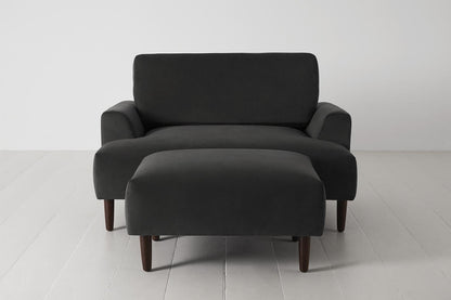 Model 05 Chaise Longue, Charcoal