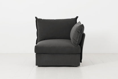 Model 06 Right Arm Module Sofa, Charcoal