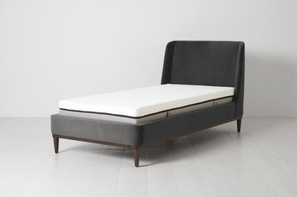 Bed 02 Single Bed, Charcoal