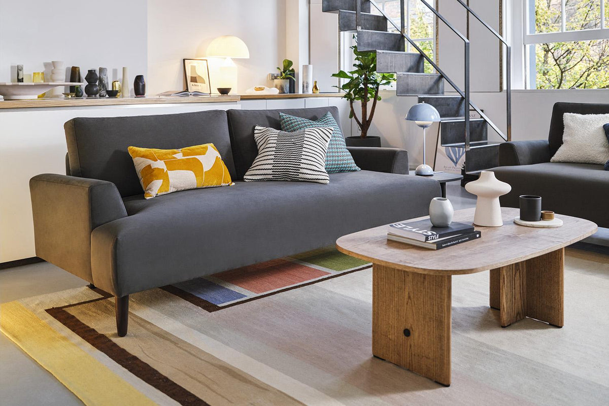 Model 05 3-Seater Sofa, Charcoal