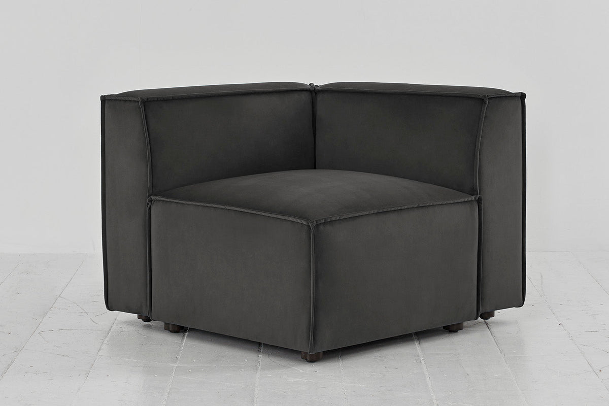 Model 03 Corner Sofa Module, Charcoal