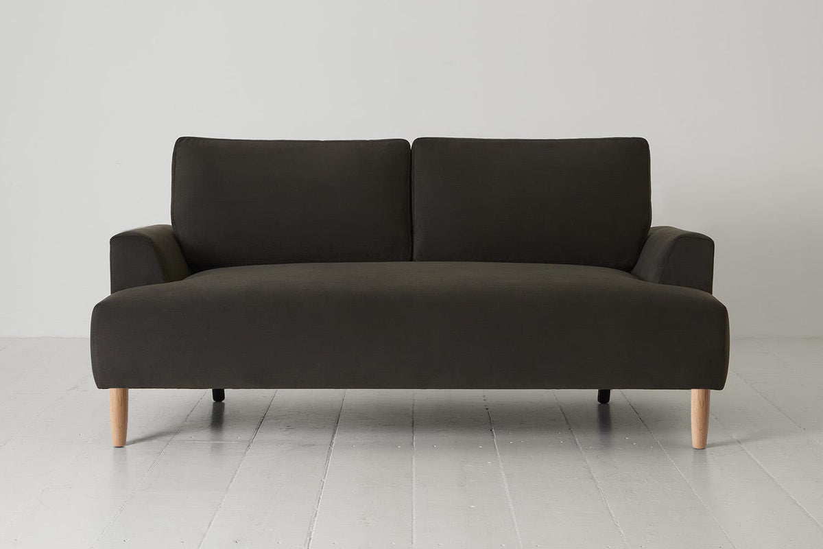 Model 05 2-Seater Sofa, Oak / Charcoal