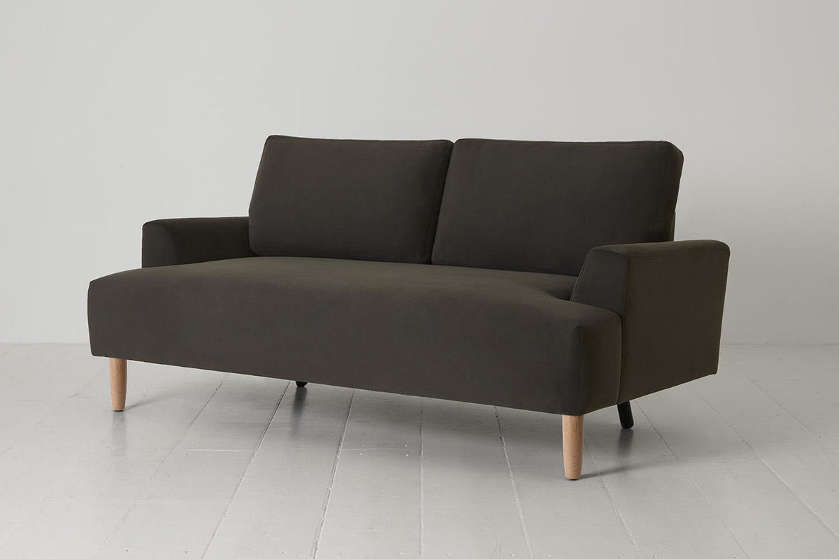 Model 05 2-Seater Sofa, Oak / Charcoal
