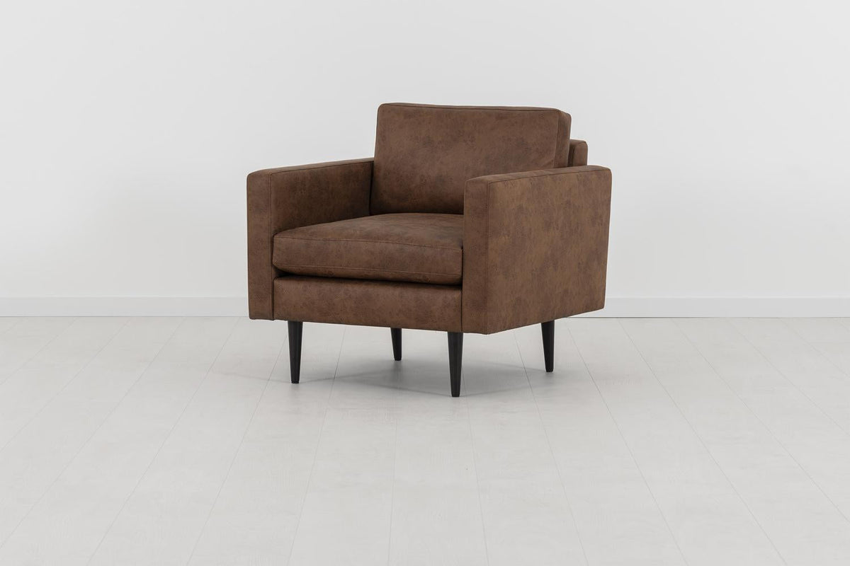 Model 01 Armchair, Chestnut