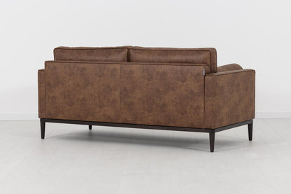 Model 02 2-Seater Sofa, Chestnut