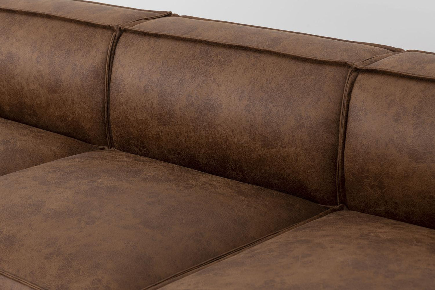 Model 03 3-Seater Sofa, Chestnut