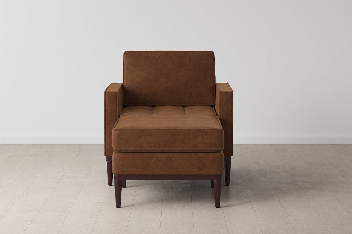Model 02 Chaise Longue, Chestnut