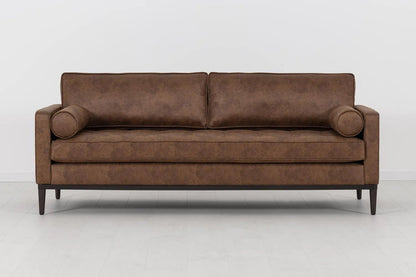 Model 02 Sofa Bed 3 Seater, Chestnut