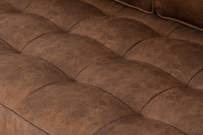 Model 02 Sofa Bed 3 Seater, Chestnut