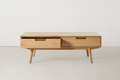 Coffee Table 01, Oak / Four drawers