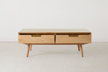Coffee Table 01, Oak / Four drawers