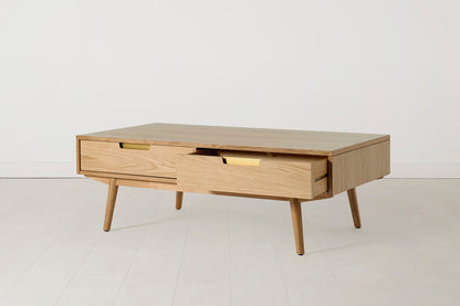 Coffee Table 01, Oak / Four drawers