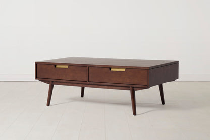 Coffee Table 01, Walnut / Four drawers