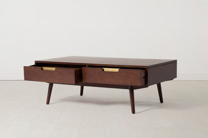 Coffee Table 01, Walnut / Four drawers