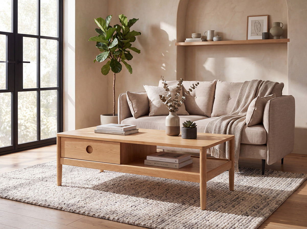Coffee Table 06, Oak