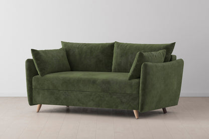 Model 08 Sofa Bed 2.5 Seater, Oak / Conifer