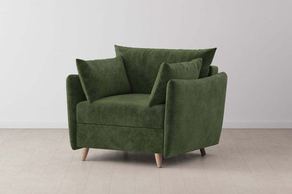 Model 08 Chair Bed Single Sofa Bed, Oak / Conifer