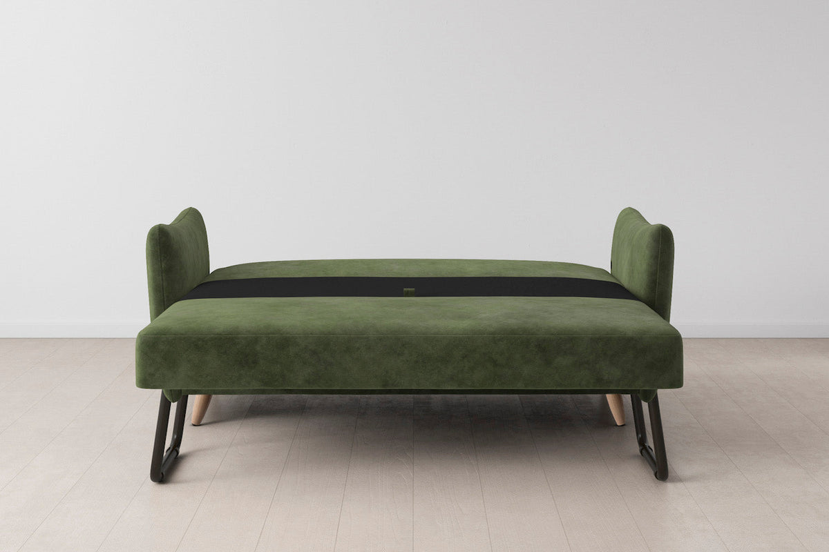 Model 08 Sofa Bed 2.5 Seater, Oak / Conifer