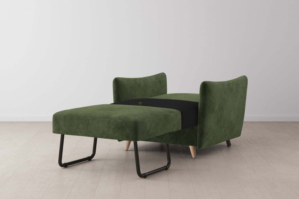 Model 08 Chair Bed Single Sofa Bed, Oak / Conifer