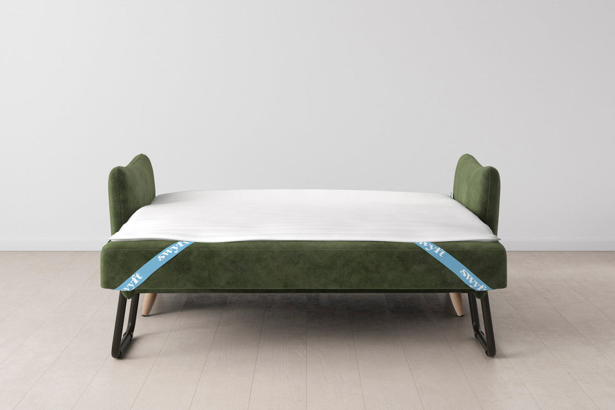 Model 08 Sofa Bed 2.5 Seater, Oak / Conifer