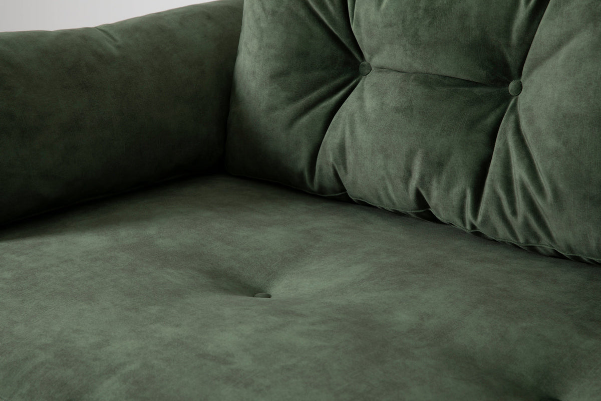 Model 04 Sofa Bed 3 Seater, Oak / Conifer