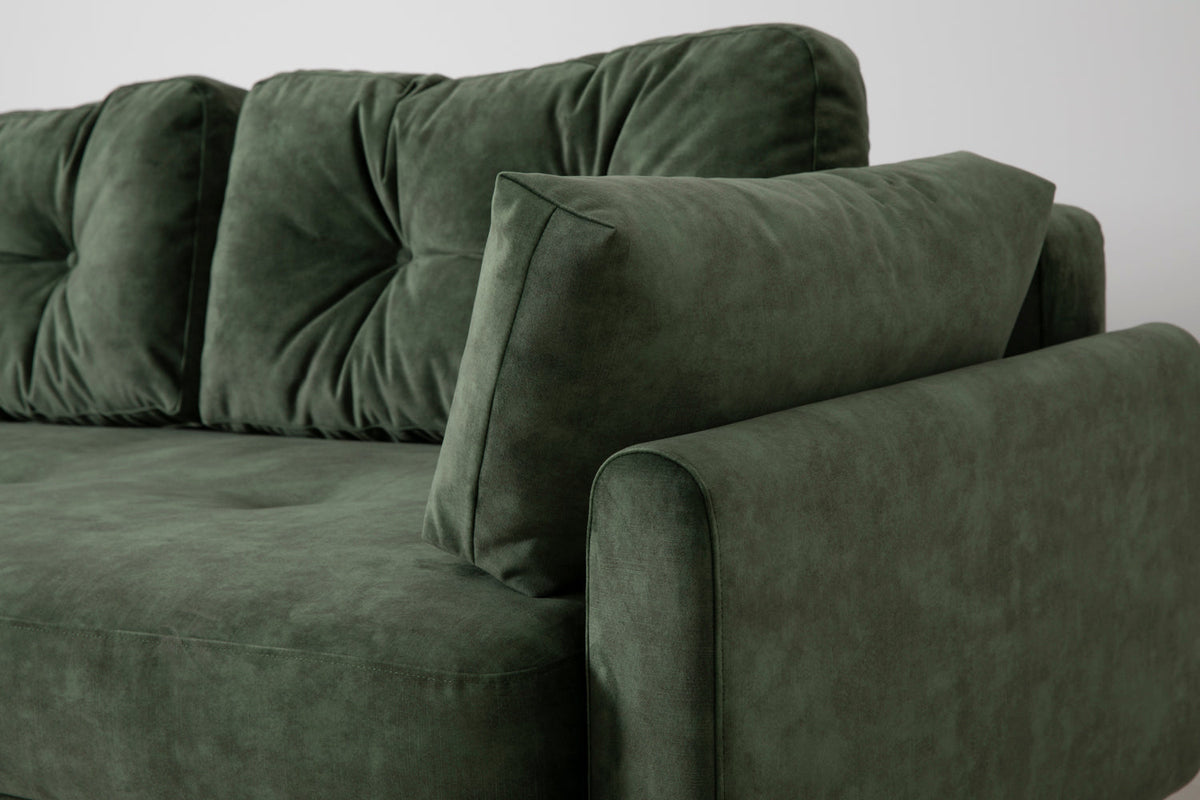 Model 04 Sofa Bed 3 Seater, Oak / Conifer