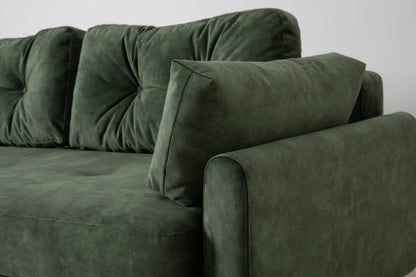 Model 04 Sofa Bed 3 Seater, Oak / Conifer