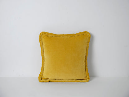 Cushion 04, Yellow Velvet