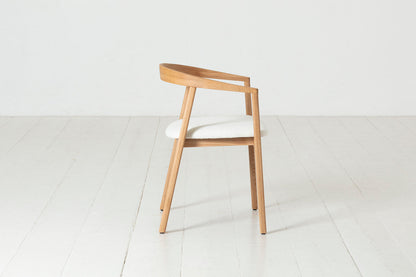 Dining Chair 01 (set of 2), Oak / Ivory