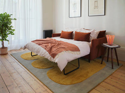 Model 08 Sofa Bed 2 Seater, Oak / Umber