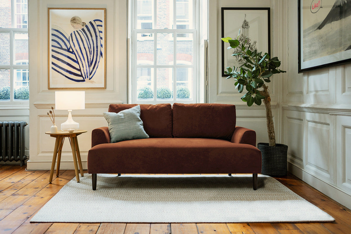 Model 05 2-Seater Sofa, Oak / Umber