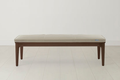 Dining Bench 01, Walnut / Oyster